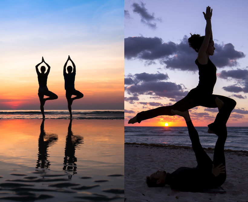 Couples Yoga Class in Florida